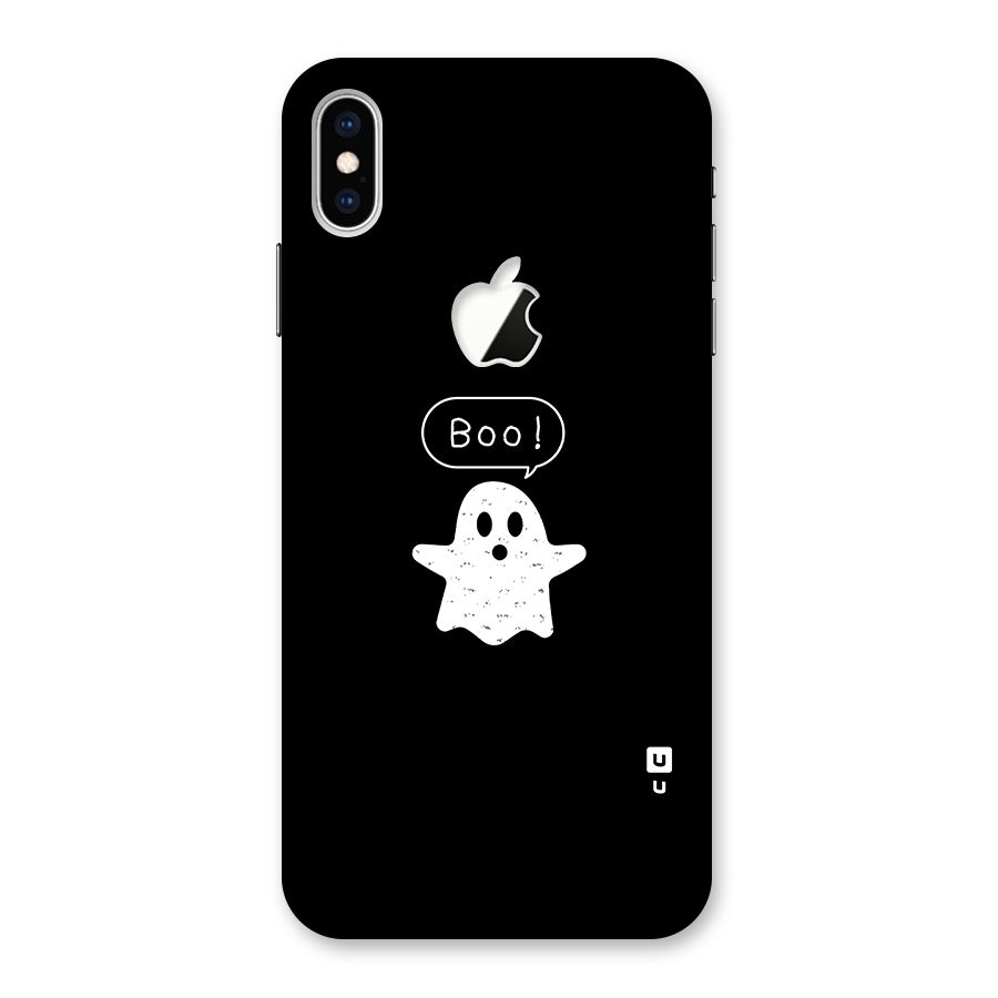 Boo Cute Ghost Back Case for iPhone XS Max Apple Cut