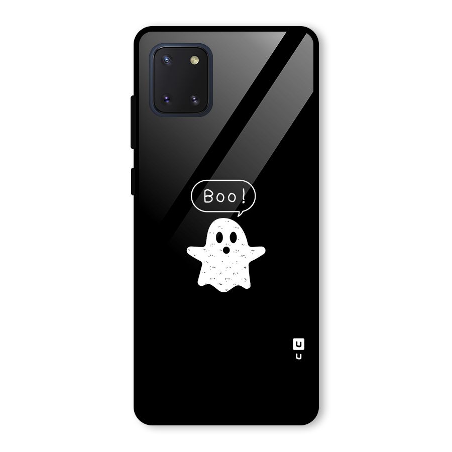 Boo Cute Ghost Glass Back Case for Galaxy Note 10 Lite