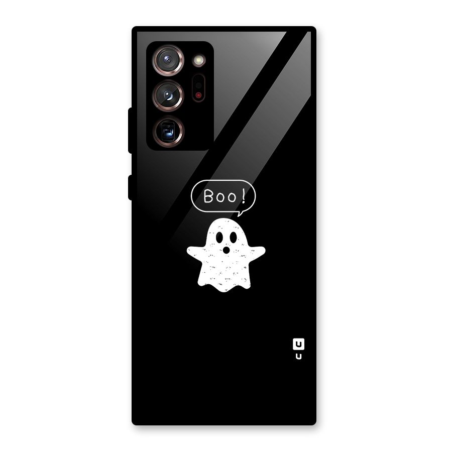 Boo Cute Ghost Glass Back Case for Galaxy Note 20 Ultra