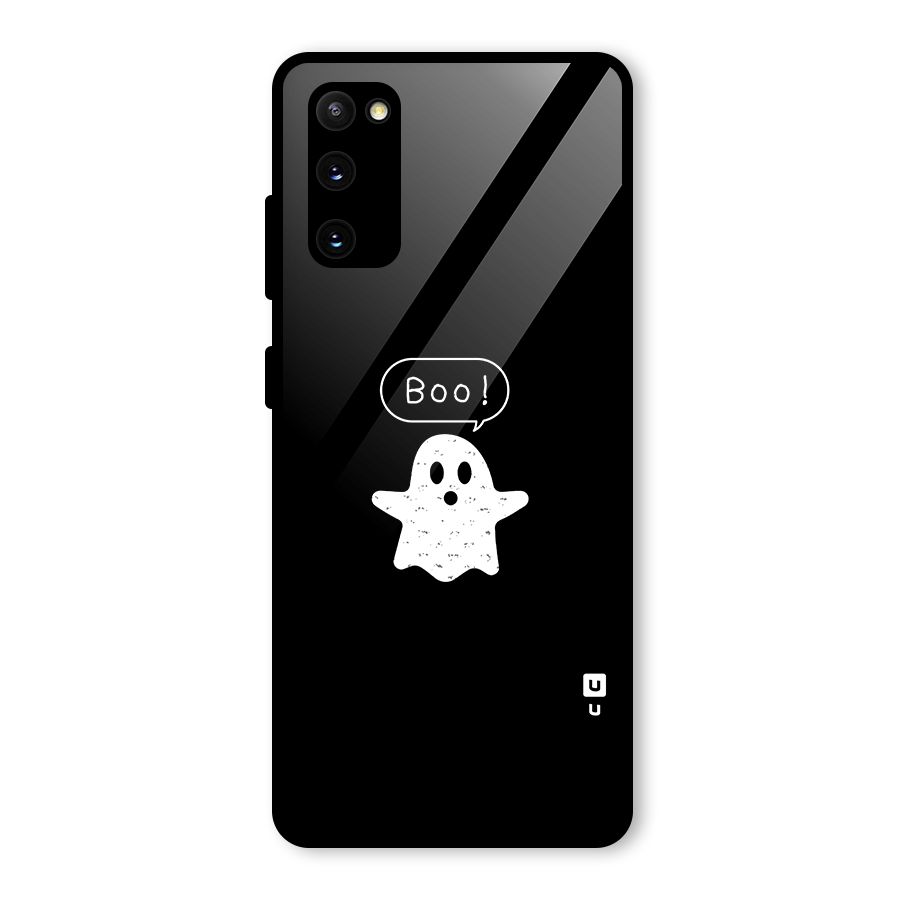 Boo Cute Ghost Glass Back Case for Galaxy S20 FE