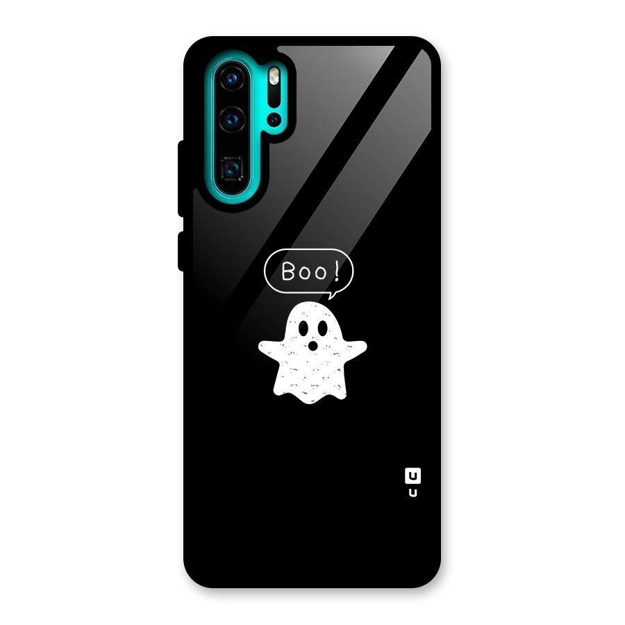 Boo Cute Ghost Glass Back Case for Huawei P30 Pro