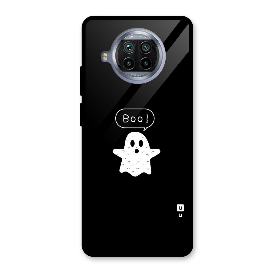 Boo Cute Ghost Glass Back Case for Mi 10i