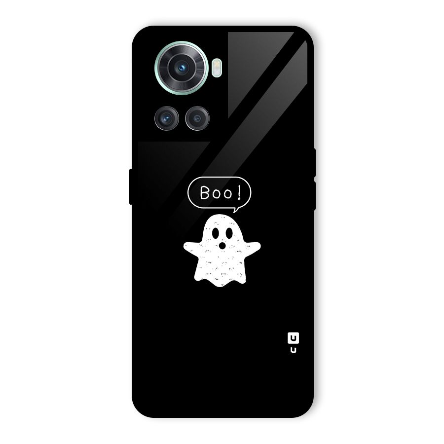 Boo Cute Ghost Glass Back Case for OnePlus 10R