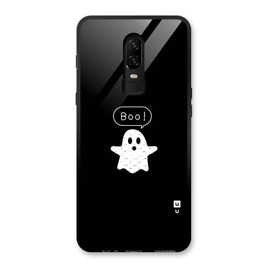 Boo Cute Ghost Glass Back Case for OnePlus 6