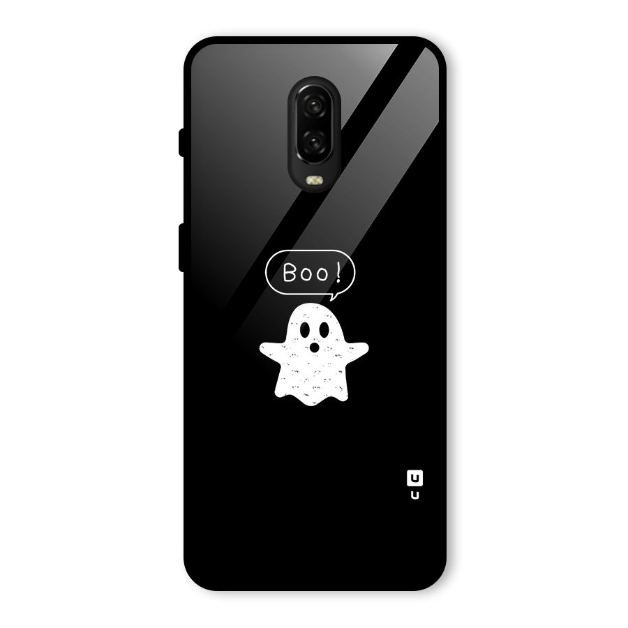 Boo Cute Ghost Glass Back Case for OnePlus 6T