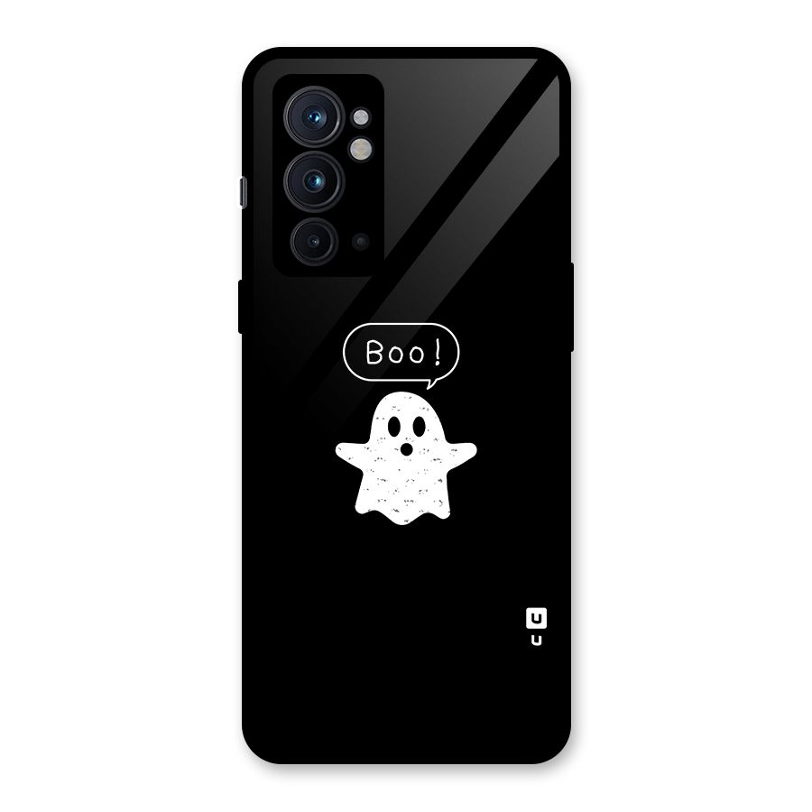 Boo Cute Ghost Glass Back Case for OnePlus 9RT 5G