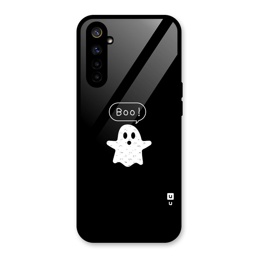 Boo Cute Ghost Glass Back Case for Realme 6