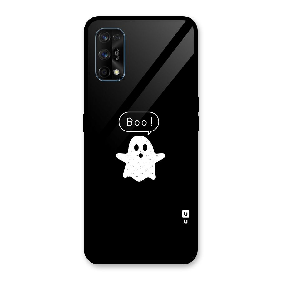 Boo Cute Ghost Glass Back Case for Realme 7 Pro