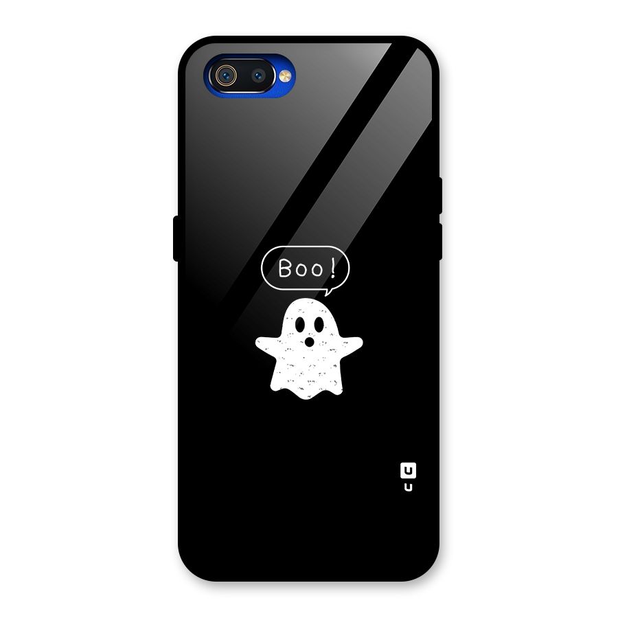 Boo Cute Ghost Glass Back Case for Realme C2