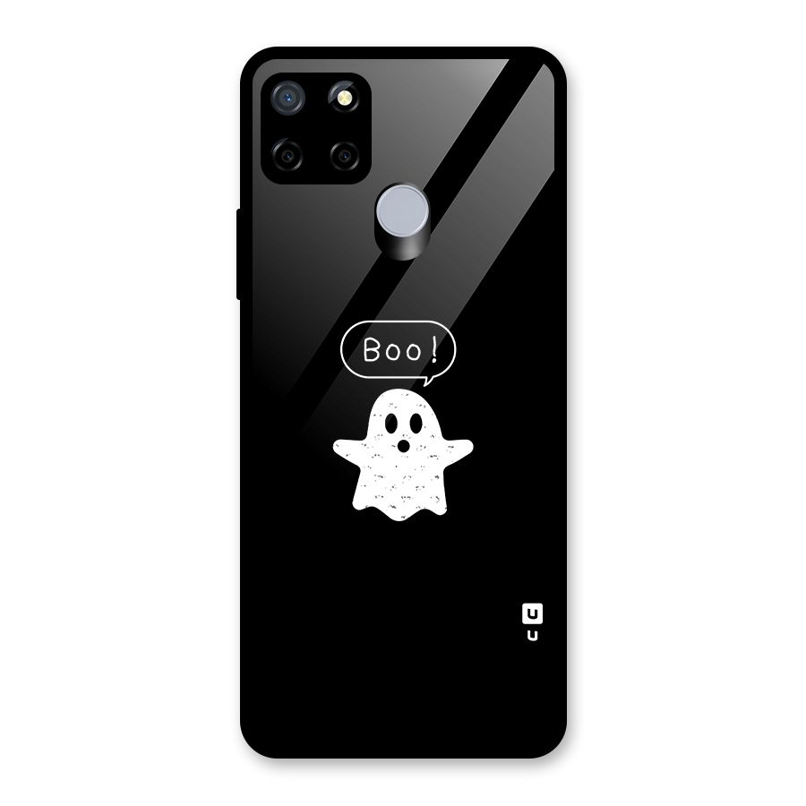 Boo Cute Ghost Glass Back Case for Realme Narzo 30A