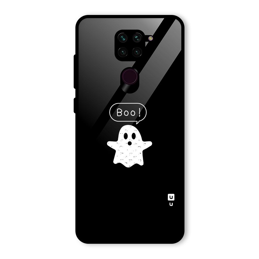Boo Cute Ghost Glass Back Case for Redmi Note 9