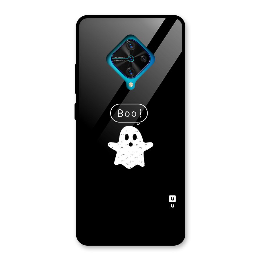 Boo Cute Ghost Glass Back Case for Vivo S1 Pro