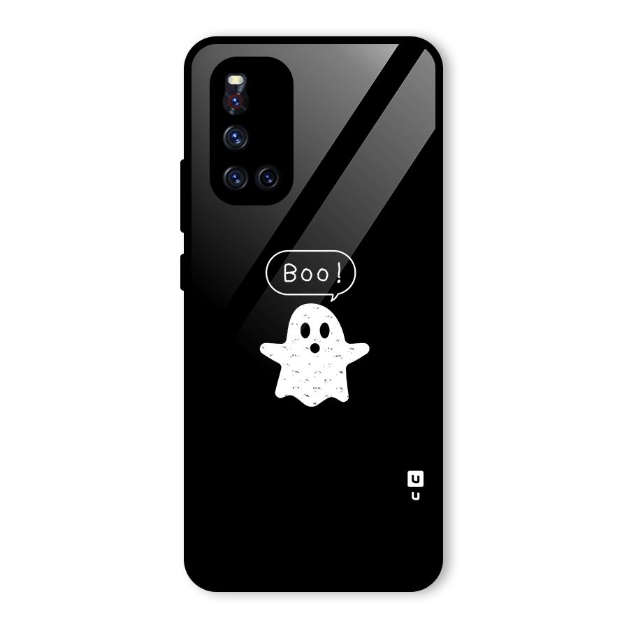 Boo Cute Ghost Glass Back Case for Vivo V19