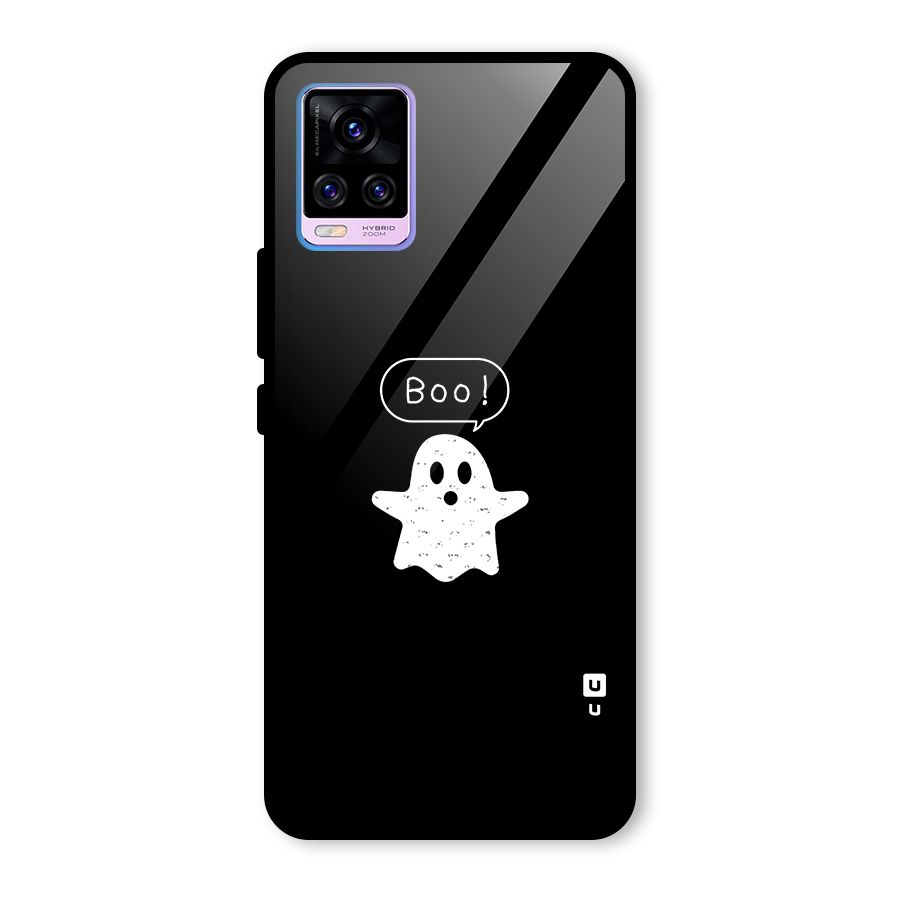 Boo Cute Ghost Glass Back Case for Vivo V20 Pro