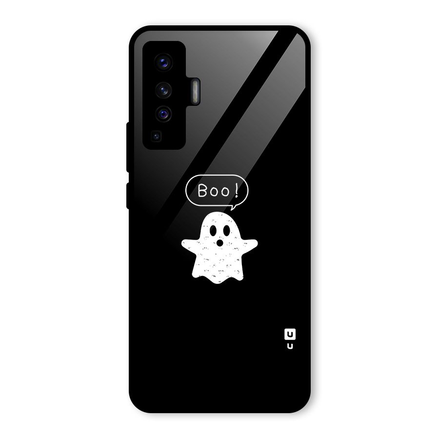 Boo Cute Ghost Glass Back Case for Vivo X50