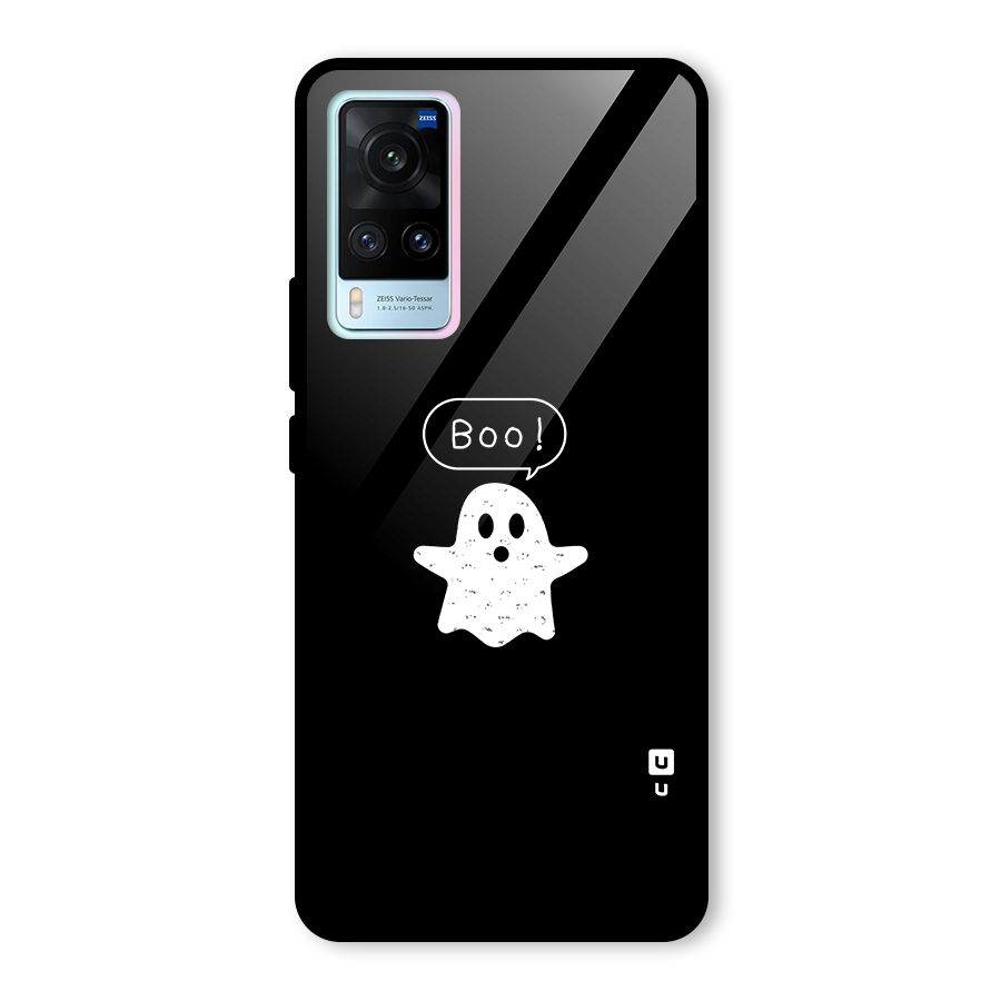 Boo Cute Ghost Glass Back Case for Vivo X60