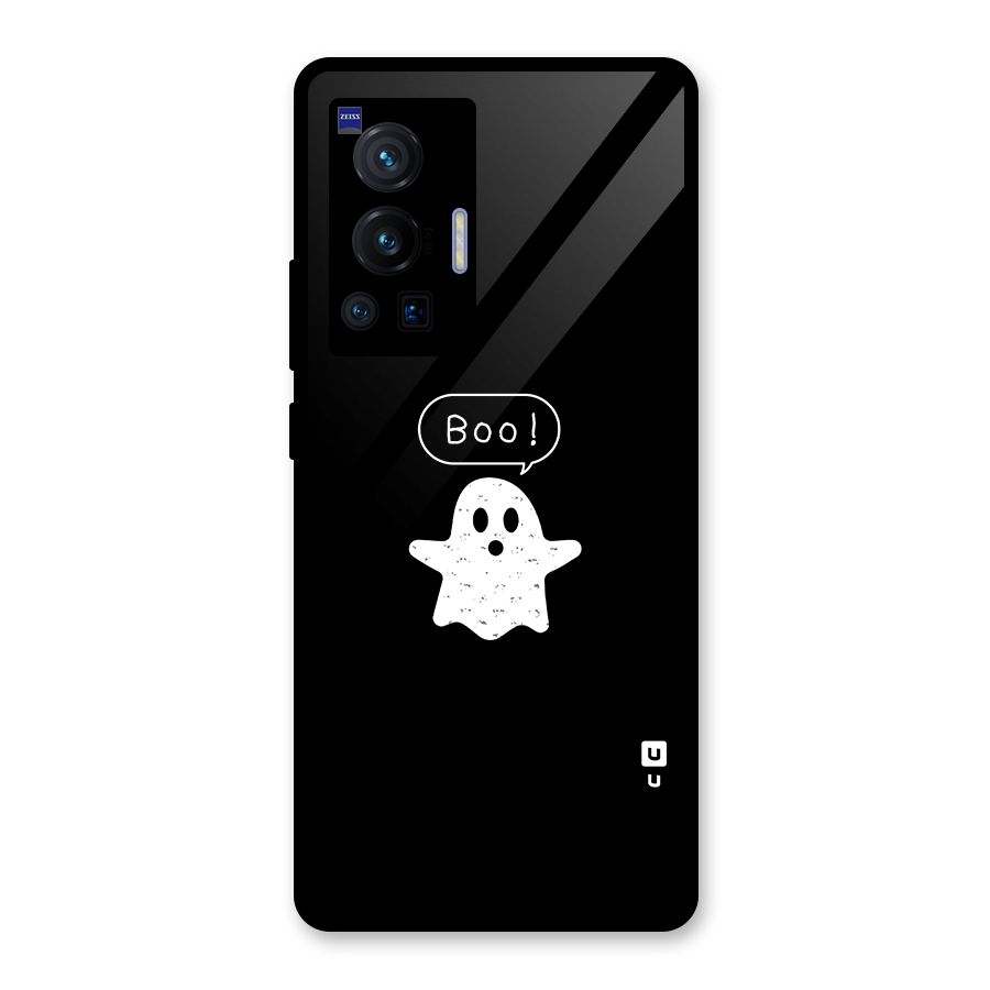 Boo Cute Ghost Glass Back Case for Vivo X70 Pro