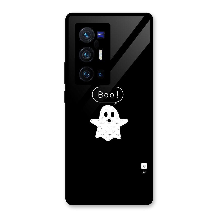Boo Cute Ghost Glass Back Case for Vivo X70 Pro Plus