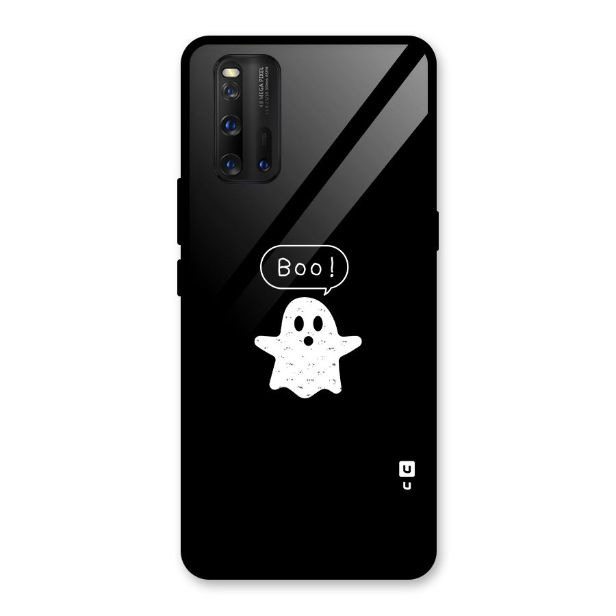Boo Cute Ghost Glass Back Case for Vivo iQOO 3