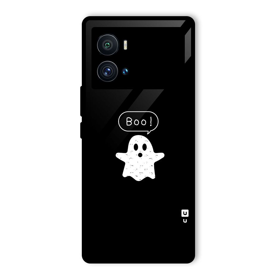 Boo Cute Ghost Glass Back Case for Vivo iQOO 9 Pro