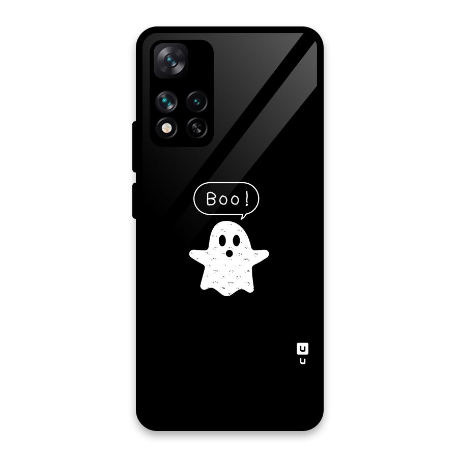 Boo Cute Ghost Glass Back Case for Xiaomi 11i HyperCharge 5G