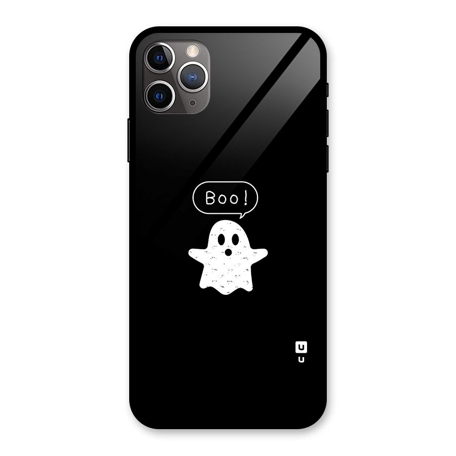 Boo Cute Ghost Glass Back Case for iPhone 11 Pro Max