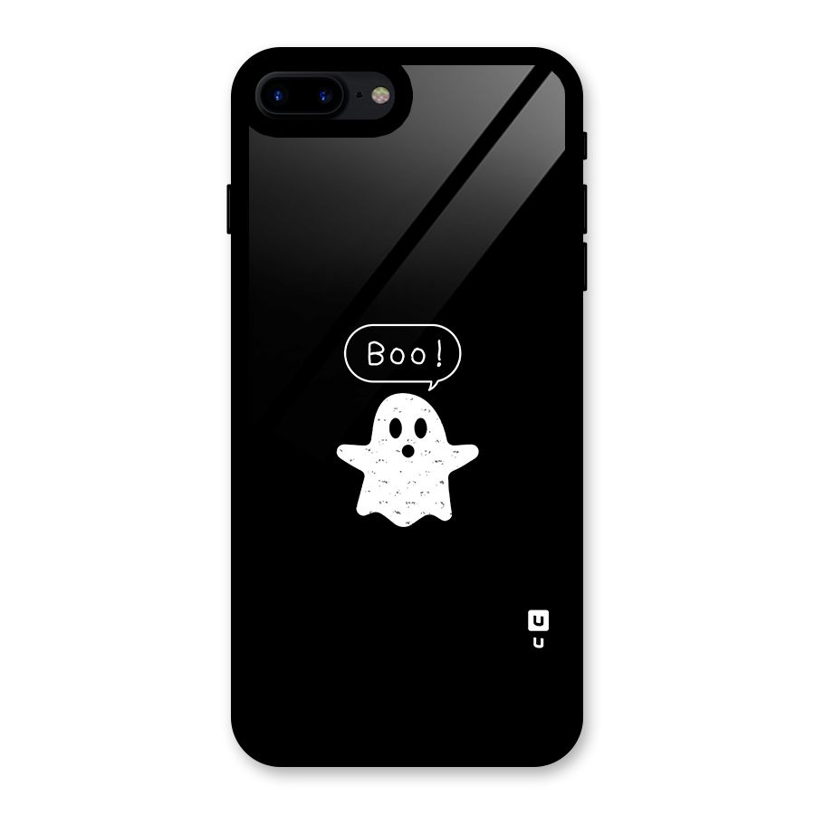 Boo Cute Ghost Glass Back Case for iPhone 7 Plus
