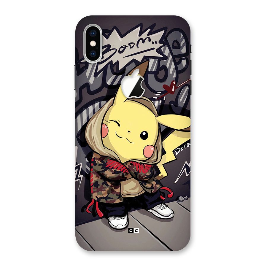 Boom Fun Back Case for iPhone XS Max Apple Cut
