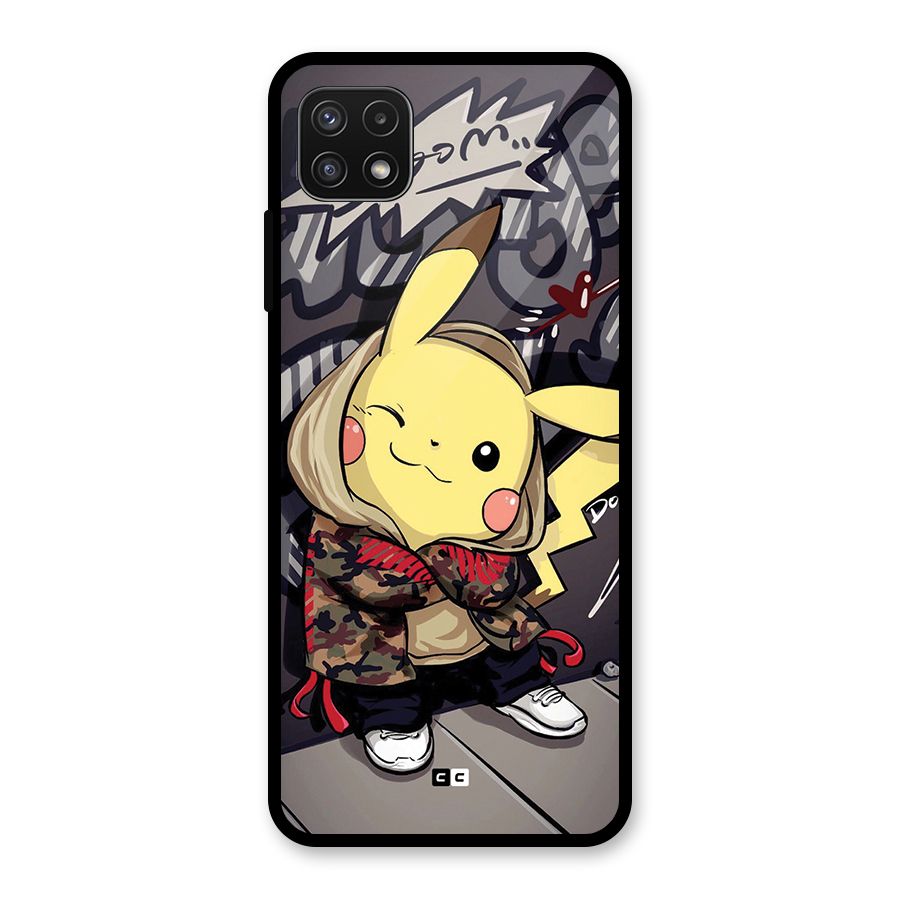 Boom Fun Glass Back Case for Galaxy A22 5G