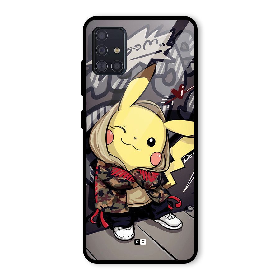 Boom Fun Glass Back Case for Galaxy A51
