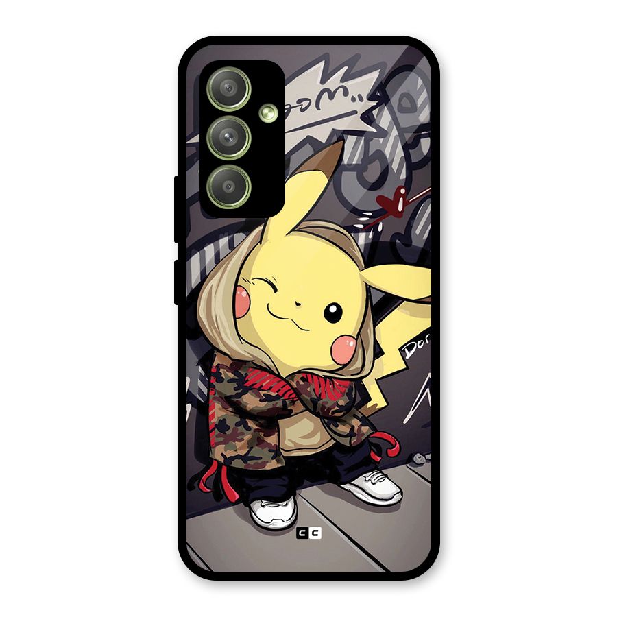 Boom Fun Glass Back Case for Galaxy A54