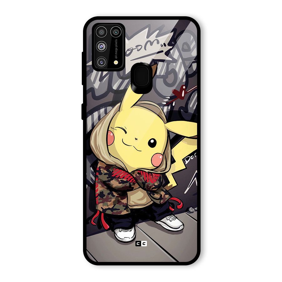 Boom Fun Glass Back Case for Galaxy M31