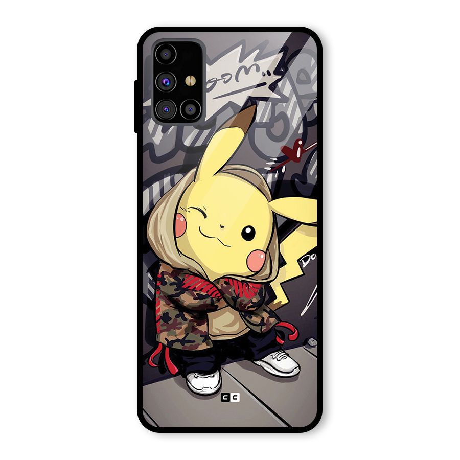 Boom Fun Glass Back Case for Galaxy M31s