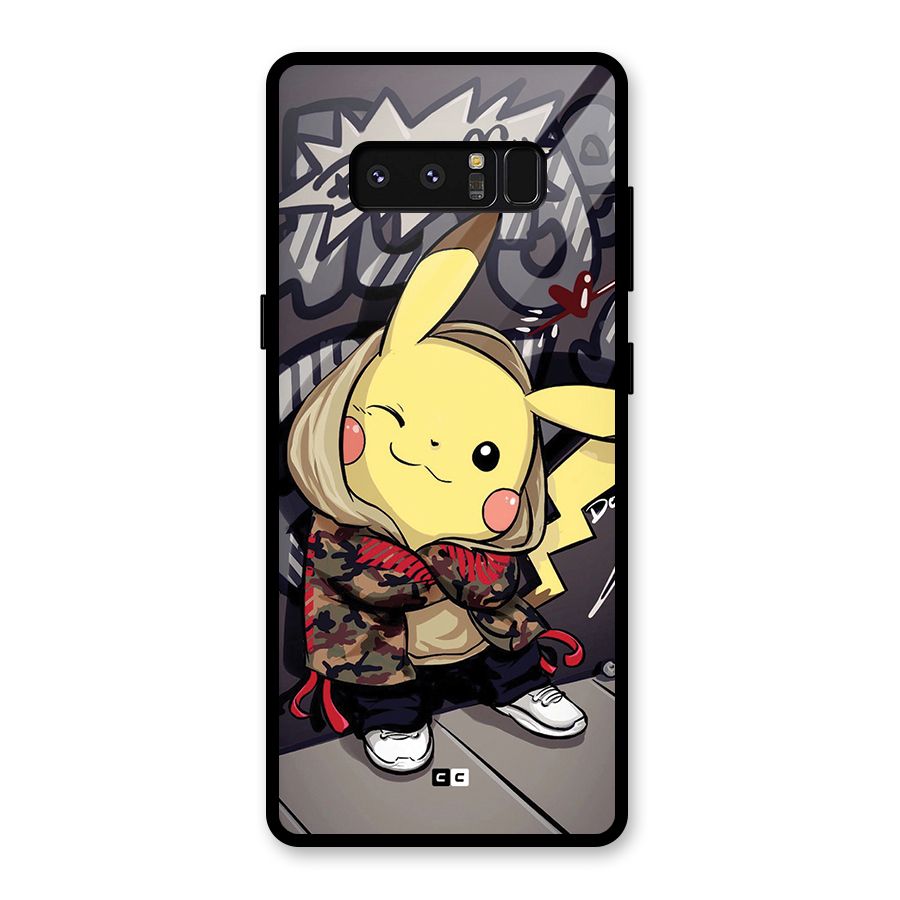 Boom Fun Glass Back Case for Galaxy Note 8