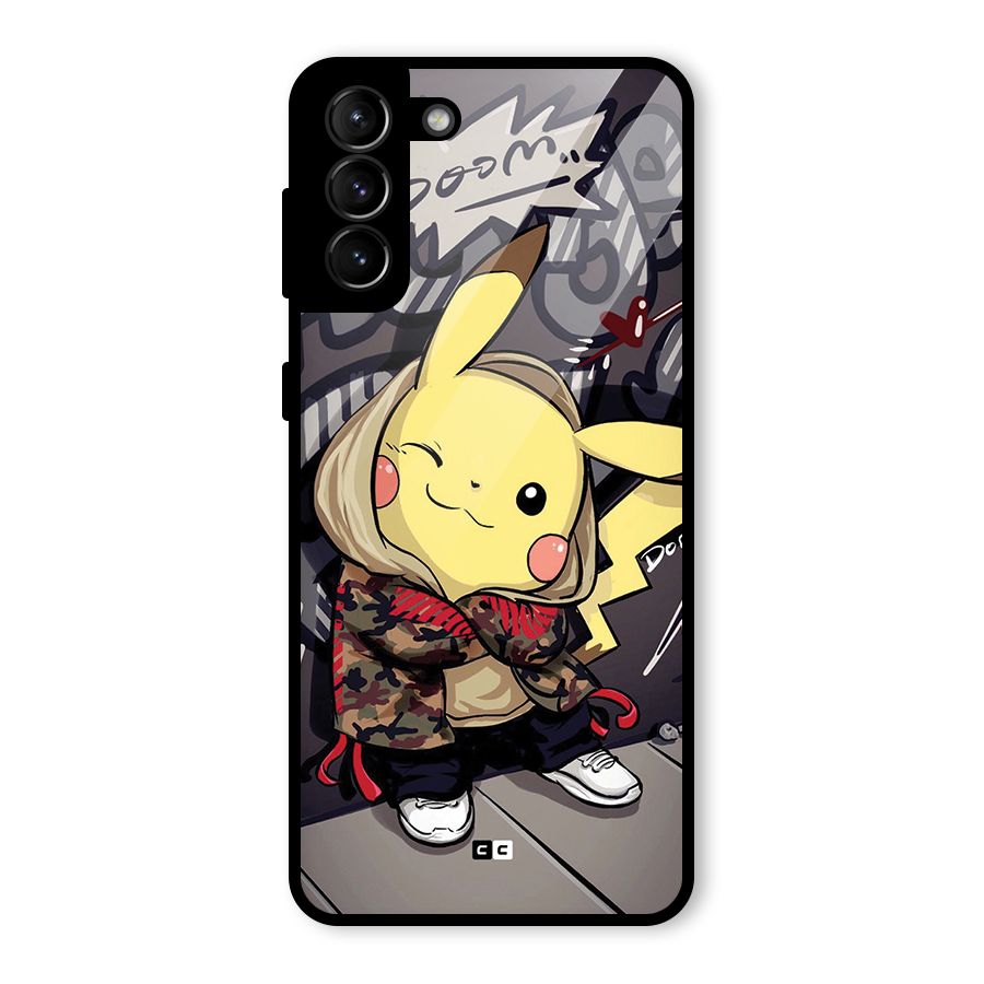 Boom Fun Glass Back Case for Galaxy S21 Plus