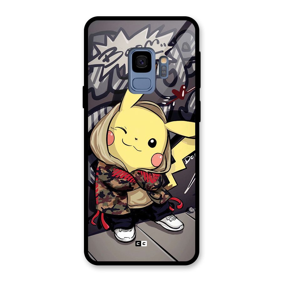 Boom Fun Glass Back Case for Galaxy S9