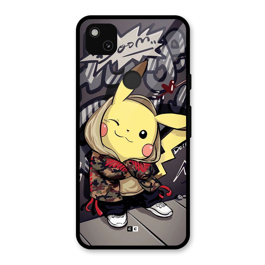 Boom Fun Glass Back Case for Google Pixel 4a