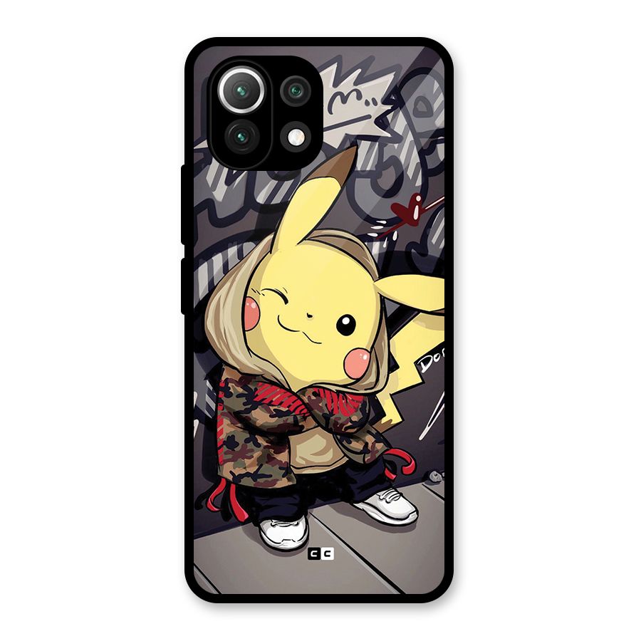 Boom Fun Glass Back Case for Mi 11 Lite