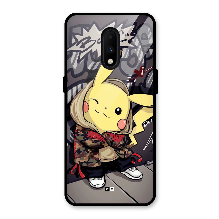 Boom Fun Glass Back Case for OnePlus 7