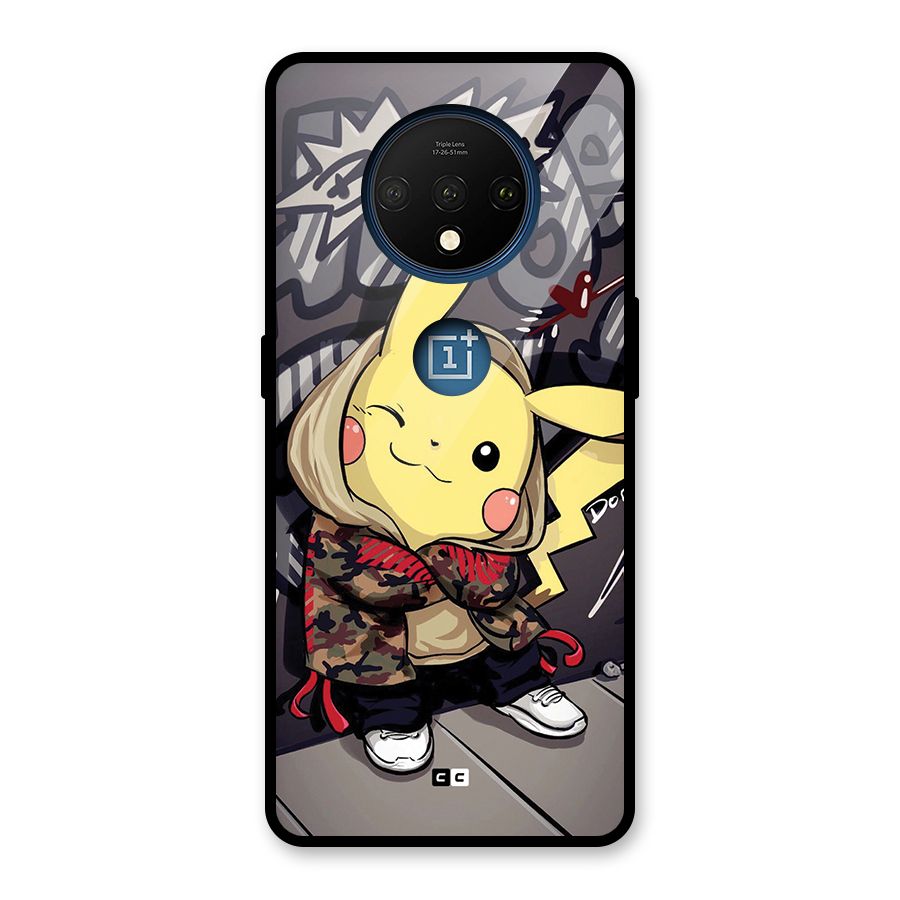 Boom Fun Glass Back Case for OnePlus 7T