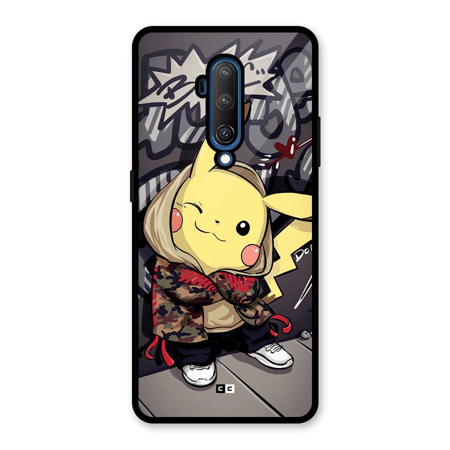 Boom Fun Glass Back Case for OnePlus 7T Pro