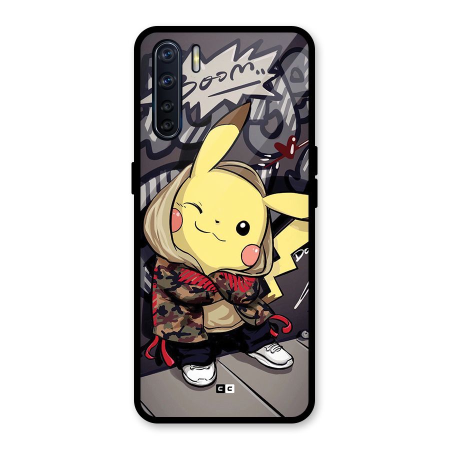Boom Fun Glass Back Case for Oppo F15