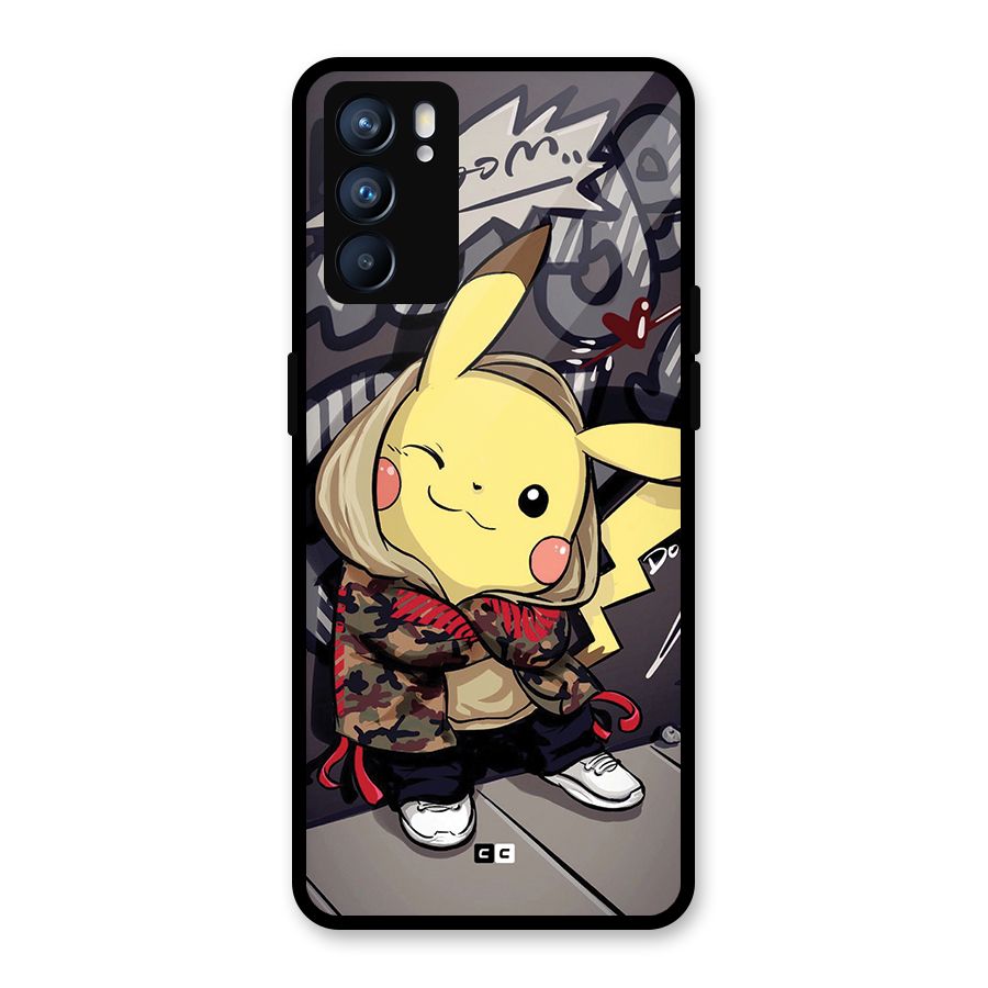 Boom Fun Glass Back Case for Oppo Reno6 5G