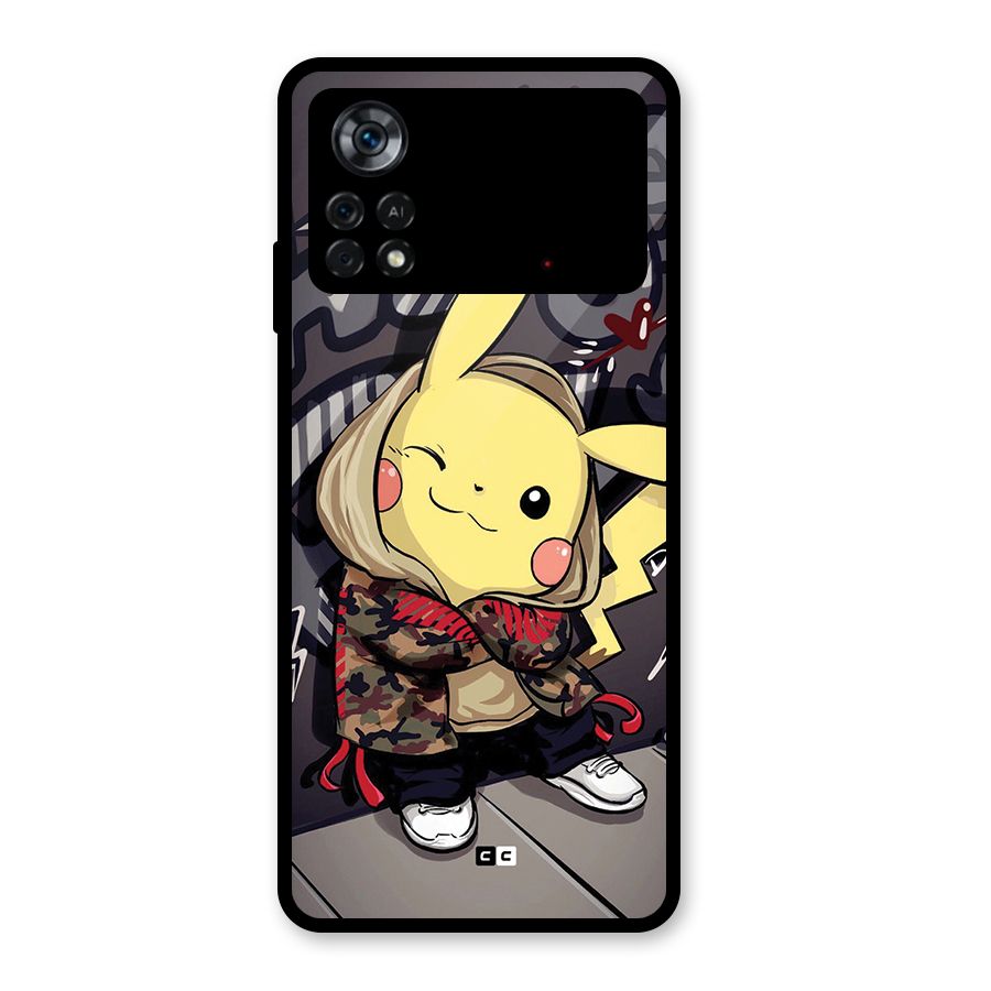 Boom Fun Glass Back Case for Poco X4 Pro 5G