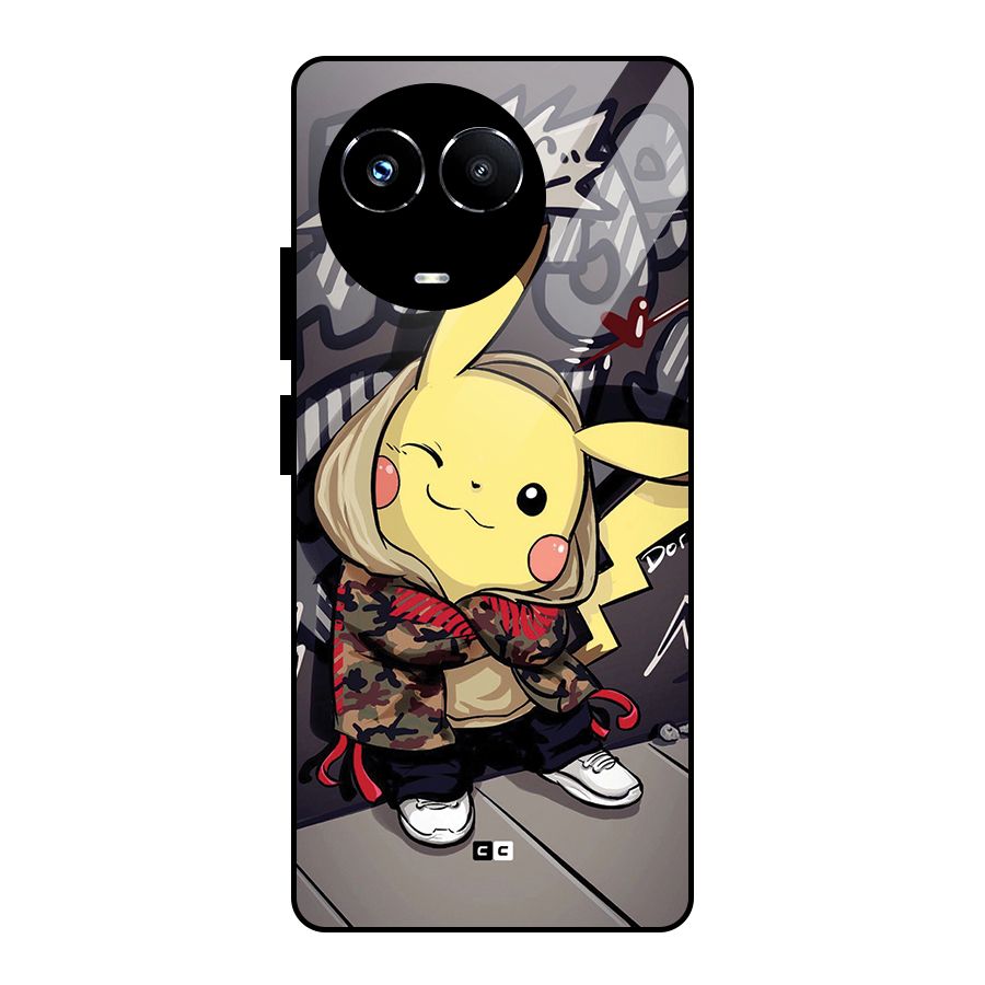 Boom Fun Glass Back Case for Realme 11X