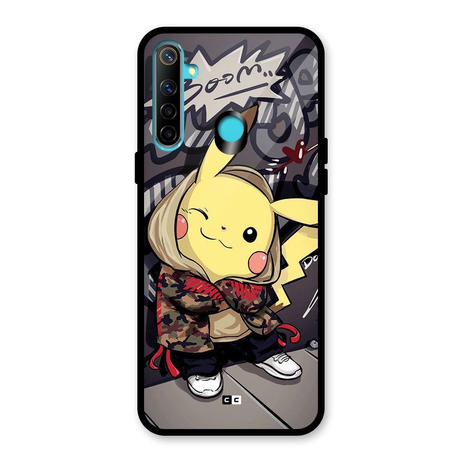 Boom Fun Glass Back Case for Realme 5i