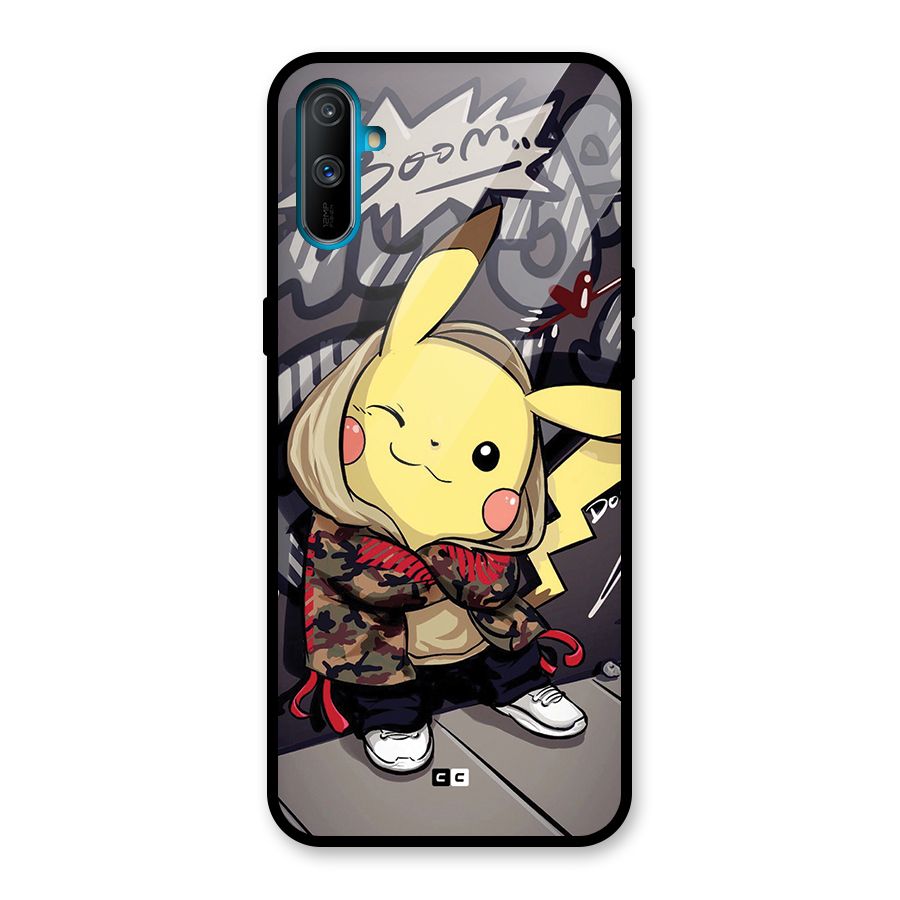 Boom Fun Glass Back Case for Realme C3