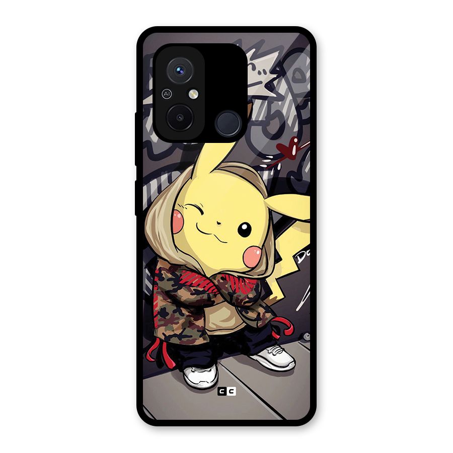 Boom Fun Glass Back Case for Redmi 12C