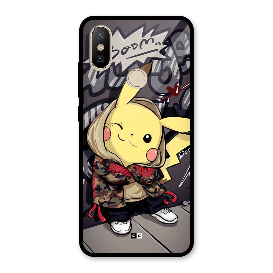 Boom Fun Glass Back Case for Redmi A2