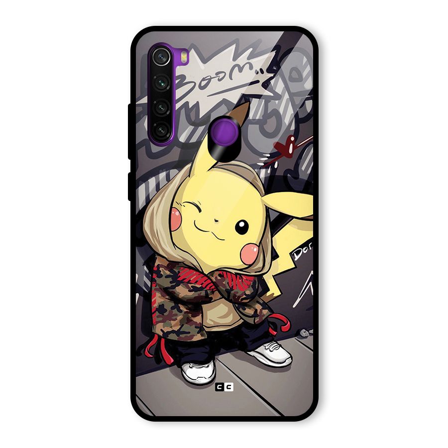 Boom Fun Glass Back Case for Redmi Note 8